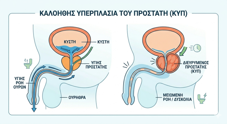 Καλοήθης Υπερπλασία του Προστάτη (ΚΥΠ) Dr Voulgaris